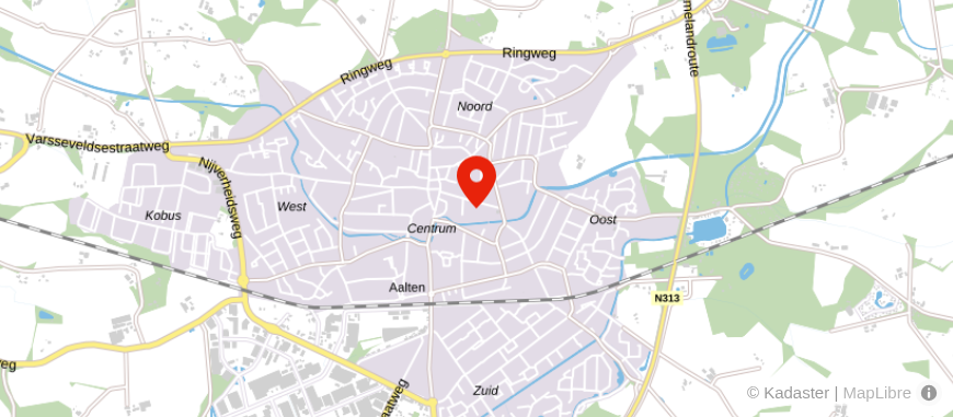 Locatie van Brinkman & Rensen Notarissen