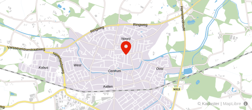 Locatie van WassinkteWinkel Hypotheek- en Financieel Advies