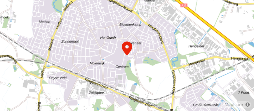 Locatie van Univé Oost Zevenaar