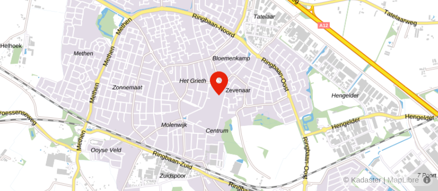 Locatie van Van Bruggen De Liemers