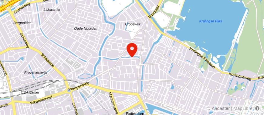Locatie van DELA regio Rotterdam