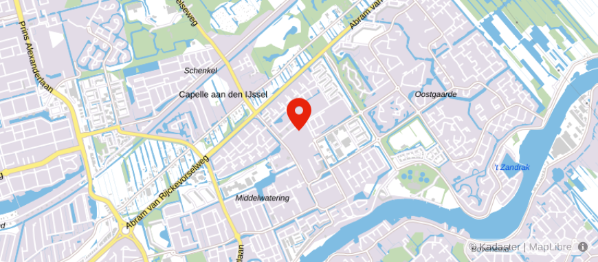 Locatie van Van Herk Makelaardij Capelle aan den IJssel