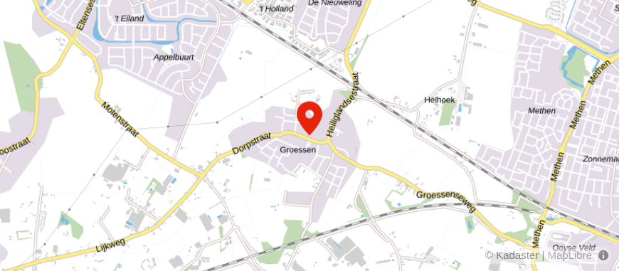 Locatie van Assurantiekantoor Lentjes en Zn.