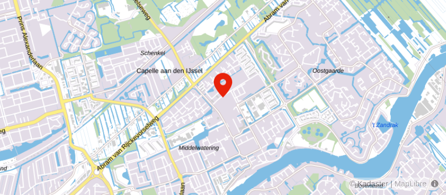 Locatie van De Hypotheker Capelle aan den IJssel