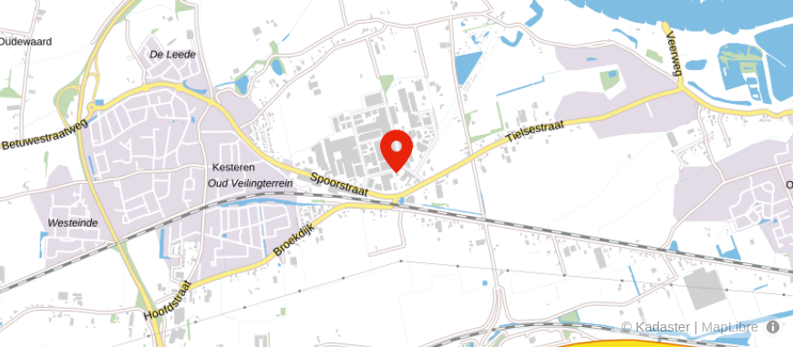 Locatie van Tijssen Accountants