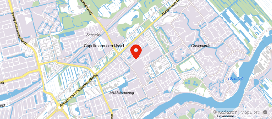 Locatie van De Hypotheekshop Capelle aan den IJssel