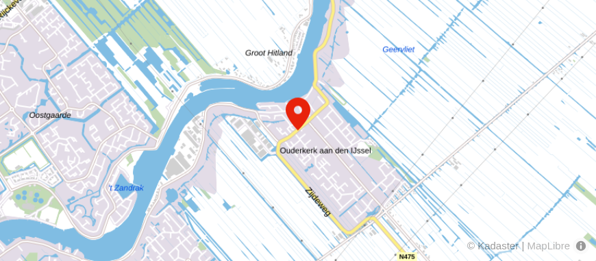 Locatie van Van der Velden Adviseurs
