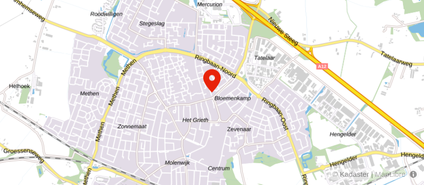 Locatie van Mark Janssen Vastgoed