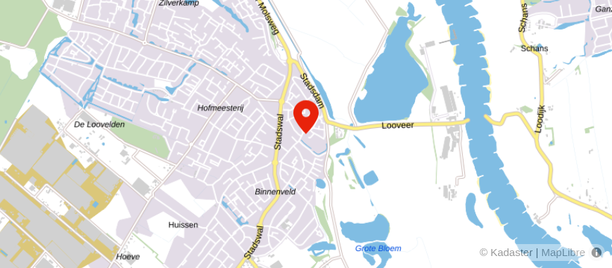 Locatie van Hermsen Garantiemakelaars en Verzekeringen