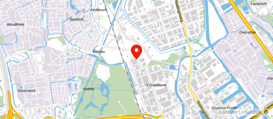 Locatie van Eigen Huis Hypotheekadvies Schiedam