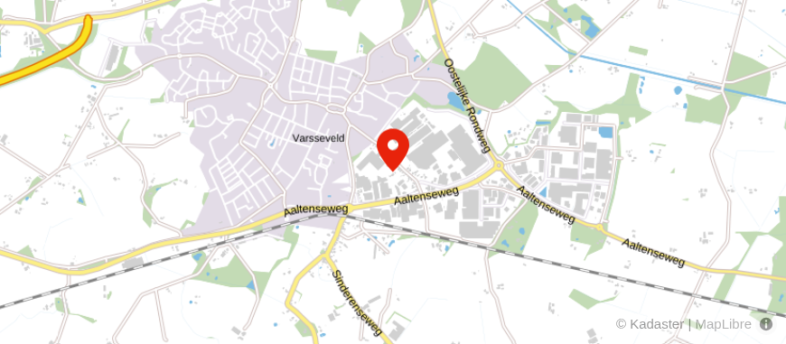 Locatie van Westerveld en Vossers Acc.&Adv