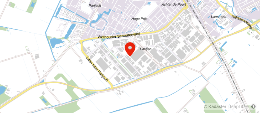 Locatie van Stouten & Wijnen