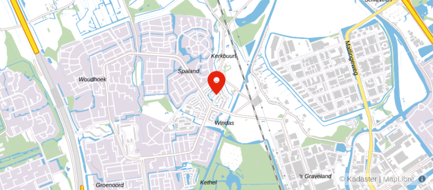 Locatie van Hagestein Makelaardij