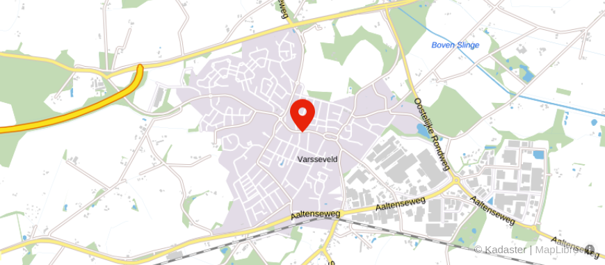 Locatie van Financiële Hoeve