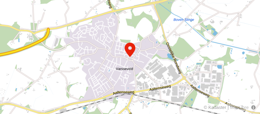 Locatie van Univé Oost Varsseveld