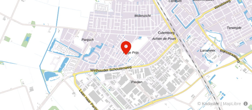 Locatie van René van Gameren