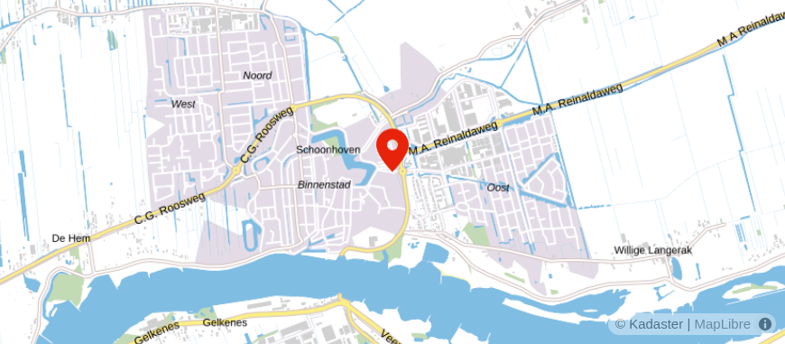 Locatie van Schep & Van Herk Makelaardij