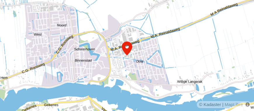 Locatie van Jan Koudstaal Vastgoed en Assurantiën