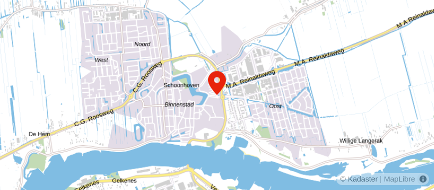 Locatie van Mangotree Verzekeringen