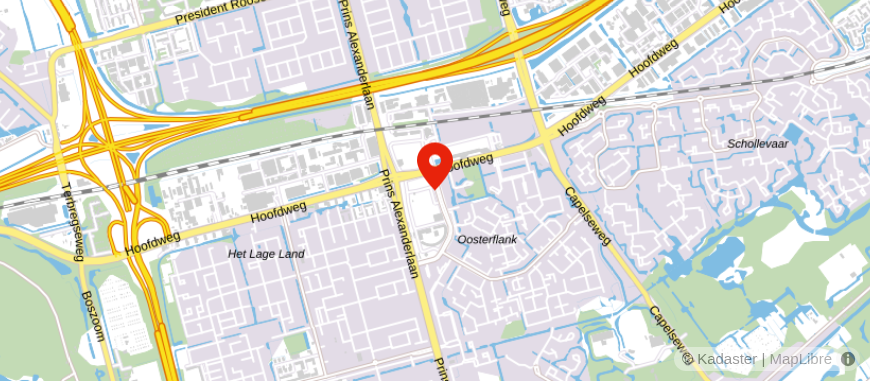Locatie van De Hypotheker Rotterdam Alexandrium