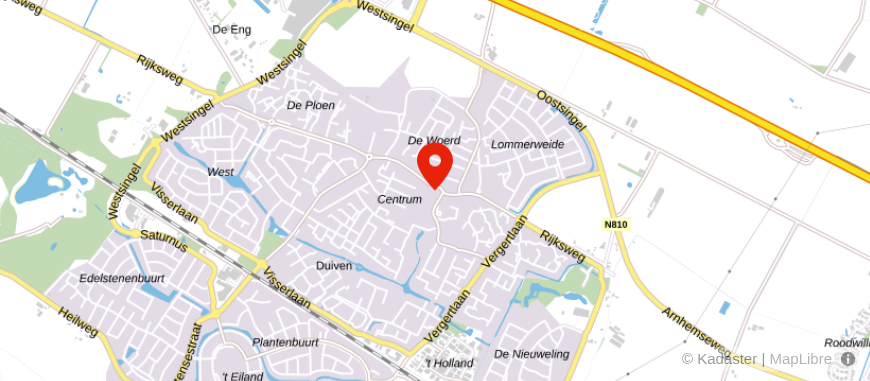 Locatie van Alpina Duiven