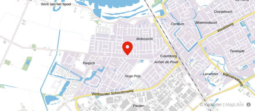 Locatie van Administratie- en fiscaaladviesbureau M.C. Burgers