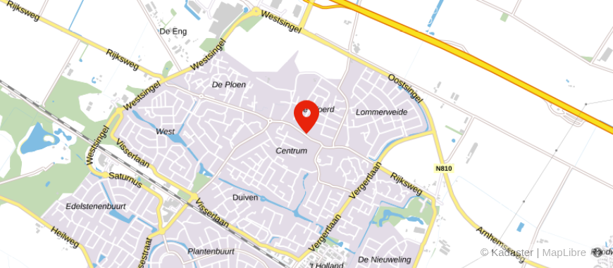 Locatie van Notariaat Duiven Westervoort