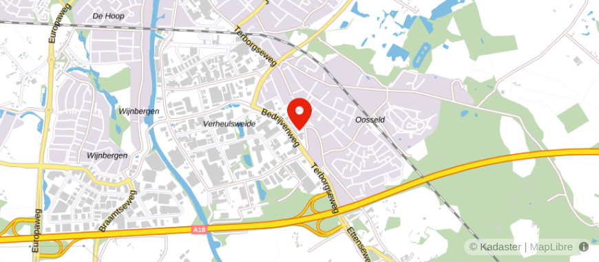 Locatie van Van Bruggen Doetinchem