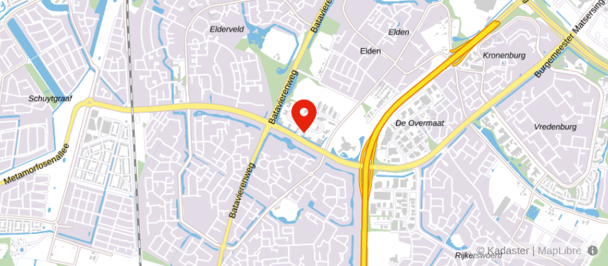 Locatie van buro philip van den hurk (Arnhem)