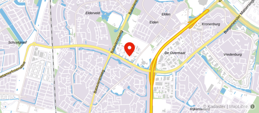 Locatie van Freek Hypotheek Arnhem