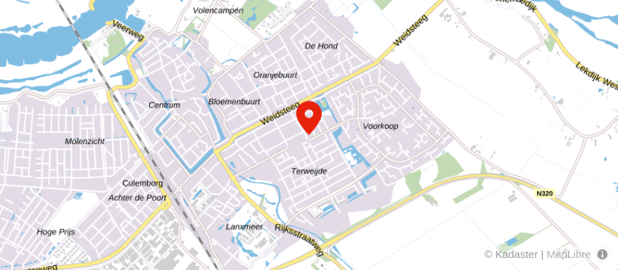 Locatie van Financieel Adviesbureau Van Wijk