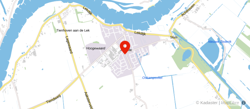 Locatie van De Kruyk BV Assurantiën