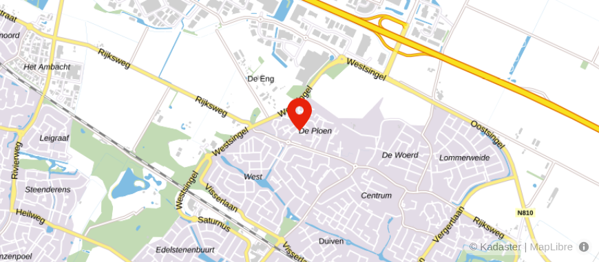 Locatie van Van Zelst Hypotheken