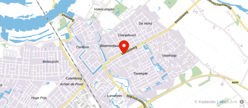 Locatie van BAD Bureau voor Administratieve Dienstverlening