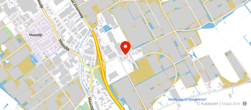 Locatie van Van den Akker Accountancy