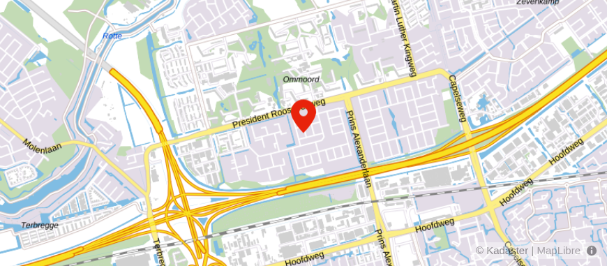 Locatie van Financiële Meesters Rotterdam