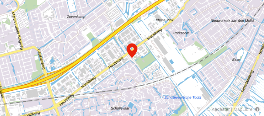 Locatie van Crematorium & Begraafplaats Schollevaar