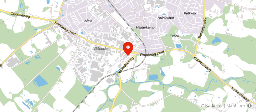 Locatie van Marco Wiggers Financiële Diensten