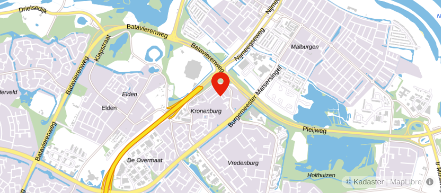 Locatie van De Hypotheker Arnhem Zuid