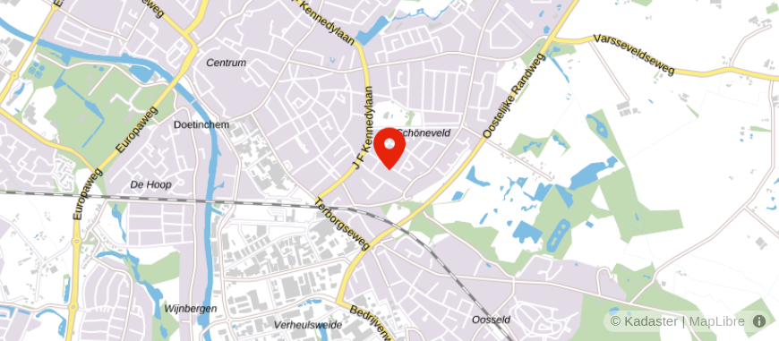 Locatie van Stichting Cabo