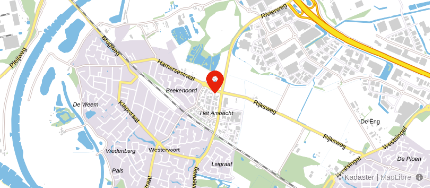 Locatie van Ten Donkelaar Gelderland