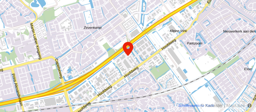 Locatie van Heemskerk & Bolte Accountants