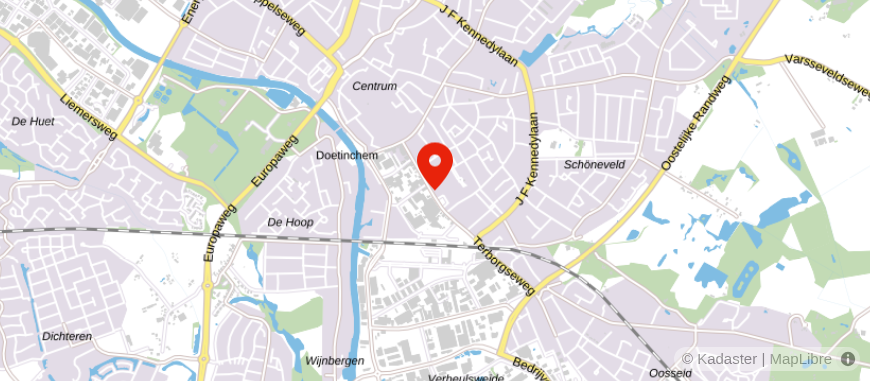 Locatie van Scheidingswijze Doetinchem