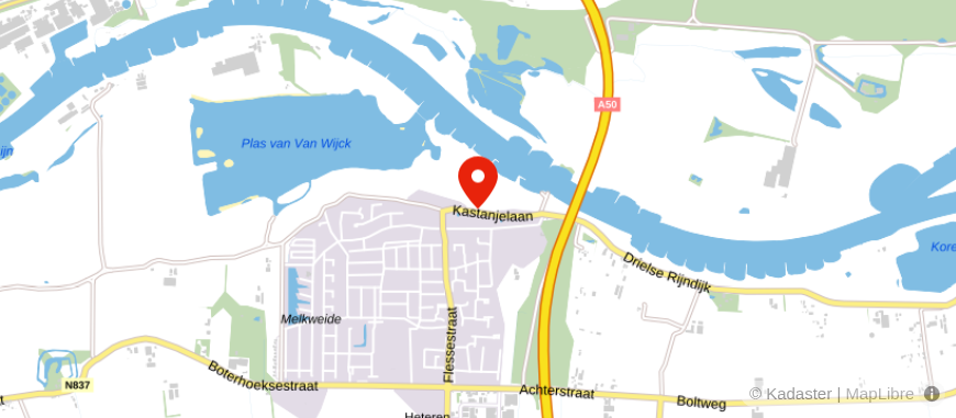 Locatie van ROME scheidingen