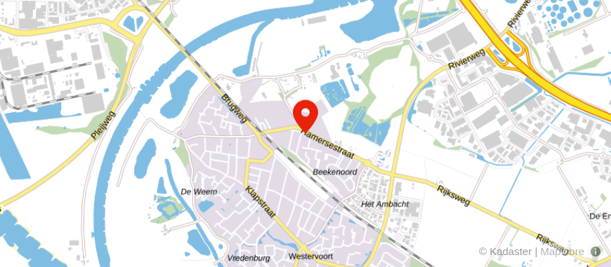 Locatie van Gaba Westervoort
