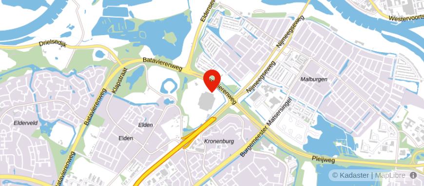 Locatie van Vonk Financieel Adviseurs B.V