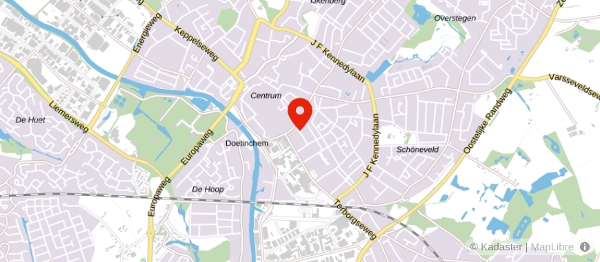 Locatie van Credion Doetinchem
