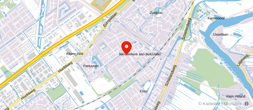 Locatie van Van der Hammen Notarissen