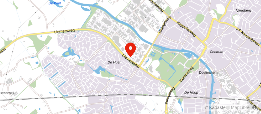 Locatie van Alpina Doetinchem