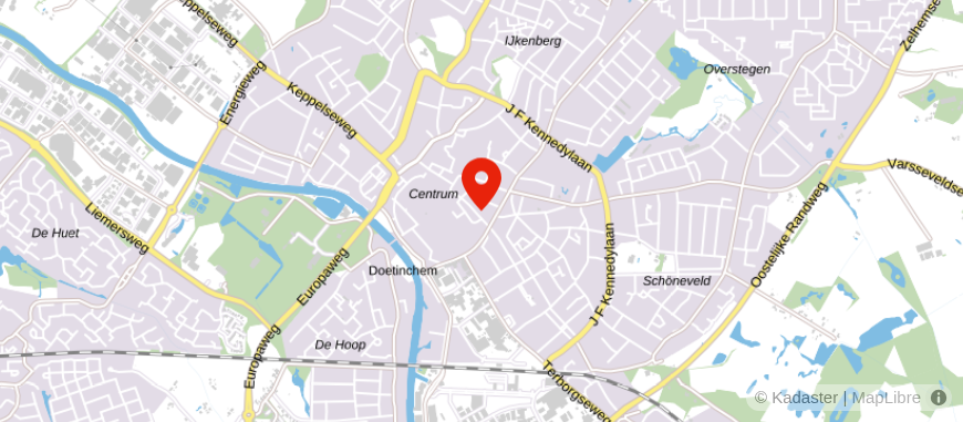 Locatie van Van Sonnen Assurantiën